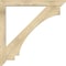 Ekena Millwork Imperial Slat Rough Sawn Bracket w/ Offset Brace, Douglas Fir, 6"W x 48"D x 48"H BKT0604X48X48IMP06RDF - alternate 3
